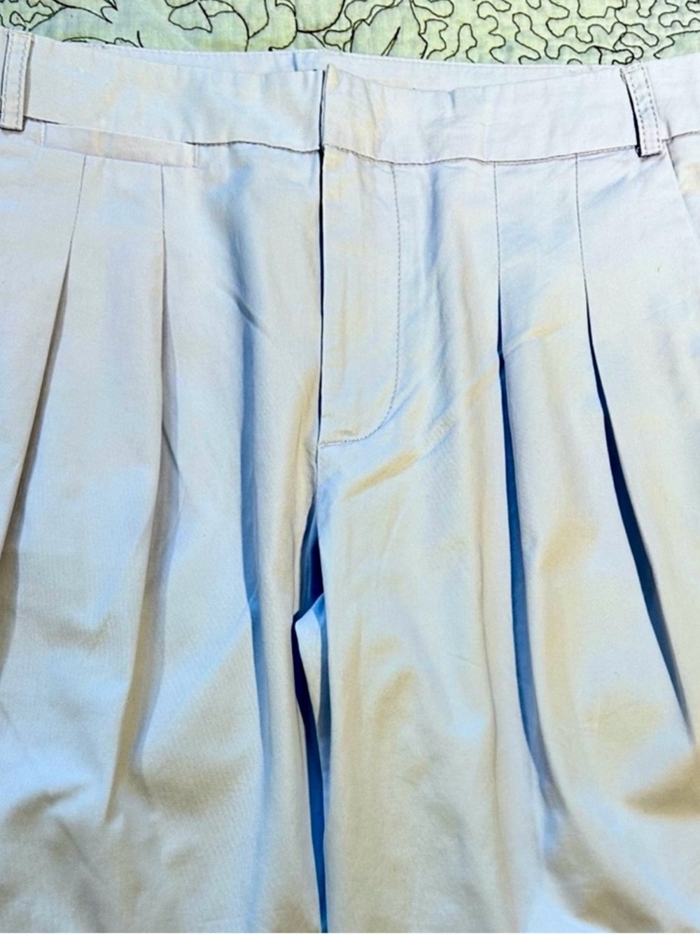ZARA Basic Pleated High Waist Lavender Crop Ankle Trousers Size S💛 - Picture 8 of 9